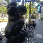 Midosuji Sculpture Street / Young Girl Combing her hair：W-12