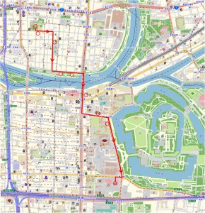 大阪市北区・中央区連携まちあるき『難波津を求めて－天満砂堆から上町台地へ－』