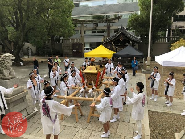 留学生中央区体験レポート - 神社と祭りで神輿体験 #3