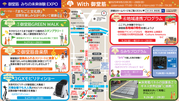 御堂筋 みちの未来体験EXPO「第3弾：With 御堂筋」