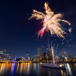天満橋水上ミニ花火